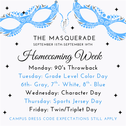  Homecoming Week Activities 
